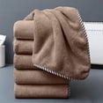 thumbnail image 4 of Solid Color Cottons Towel Household Absorbent Adult Face Towel, 4 of 6