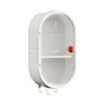 thumbnail image 1 of Kyursd Summer Home/Kitchen Organizers and Storage Special Offer！Multifunctional Wall Mounted Storage Rack With Magnetic Door Punch Free Wall Mounted Partition Storage Box, 1 of 6