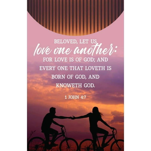 General Worship Bulletin: Let Us Love (Package of 100): 1 John 4:7 (Kjv), (Paperback)