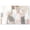 Frameless, variant on Serenity in Pink High-Gloss Frameless Acrylic Glass Wall Art Pastel Abstract Art by Art Remedy, Ready to Hang, 36 x 24