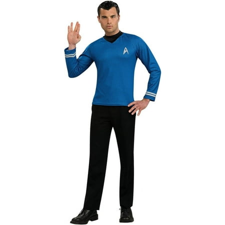 Rubie's Costume Star Trek Into Darkness Spock Shirt With Emblem Medium Blue
