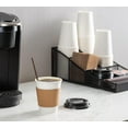 thumbnail image 5 of [12 oz. - 100 Sets Disposable Coffee Cups with Lids and sleeves - To Go Paper Hot Cups for Travel and Office Use - Formerly Comfy Package, 5 of 6