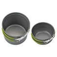 thumbnail image 2 of Kit de Pot de Camping Ustensiles de Cuisine Randonnée Pique-Nique Camping Outils de Cuisson Ensemble de Table de Camping pour 1-2 Personnes, 2 of 8