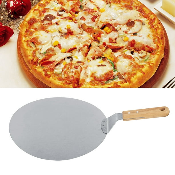 10 inches) Spatule à Pizza en acier inoxydable, manche en