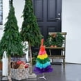 thumbnail image 5 of Mini Christmas Tree, Small Christmas Tree, 45 60cm White Tabletop Christmas Tree Set, Mini Christmas Tree Decoration for Tabletop Window Display Christmas Decoration Supplies, 5 of 7