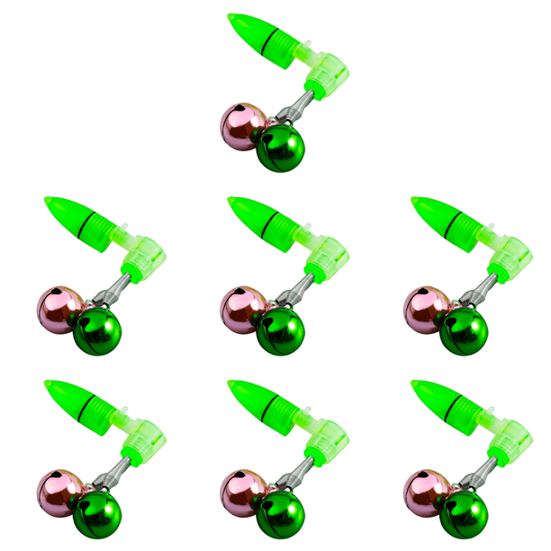 DQrwqpou Caña Pescar Con Anillo Campanas Alarma Poste Mar Pesca (color en Espiral)