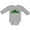 AC-Heather Grey, variant on Inktastic My 1st St. Patrick's Day with Plaid Shamrocks Boys or Girls Long Sleeve Baby Bodysuit