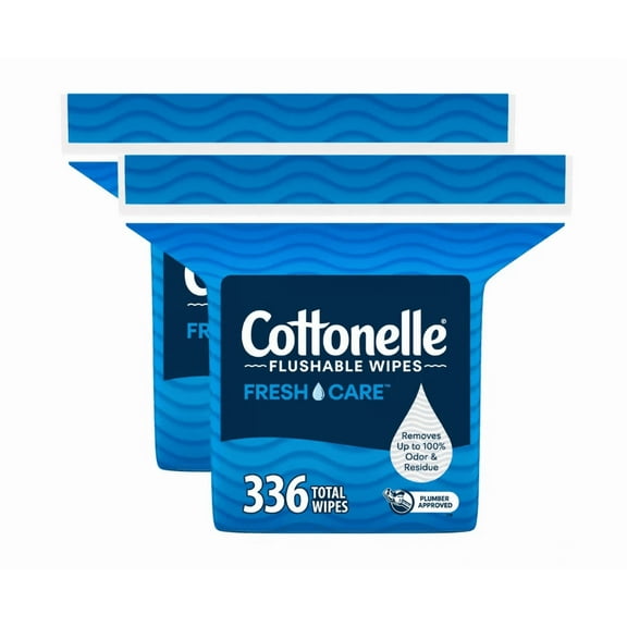 Cottonelle Flushable Wet Wipes Count 2pk/168ct
