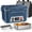 Blue, variant on Teetheory Cordless Heated Lunch Box, 5.5-Cup Battery-Powered Food Warmer with Scheduled Heating, Removable Divider, Utensils and Insulated Bag