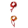 thumbnail image 1 of Capa Para Mascotas Chal Pajarita Cachorro Ropa Gatito Ajustable Rojo Amarillo S Sunnimix collar de gato, 1 of 8