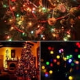 thumbnail image 7 of Morttic 33FT 100 LEDs String Lights,Black Wire Waterproof Fairy Lights 8 Modes ,Plug in Xmas Lights for Home, Garden, Wedding, Party, Christmas Decoration Indoor Outdoor,Multicolor, 7 of 7