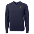 thumbnail image 2 of Men's Cutter & Buck Navy FIU Panthers Lakemont Tri-Blend Big & Tall V-Neck Pullover Sweater, 2 of 3