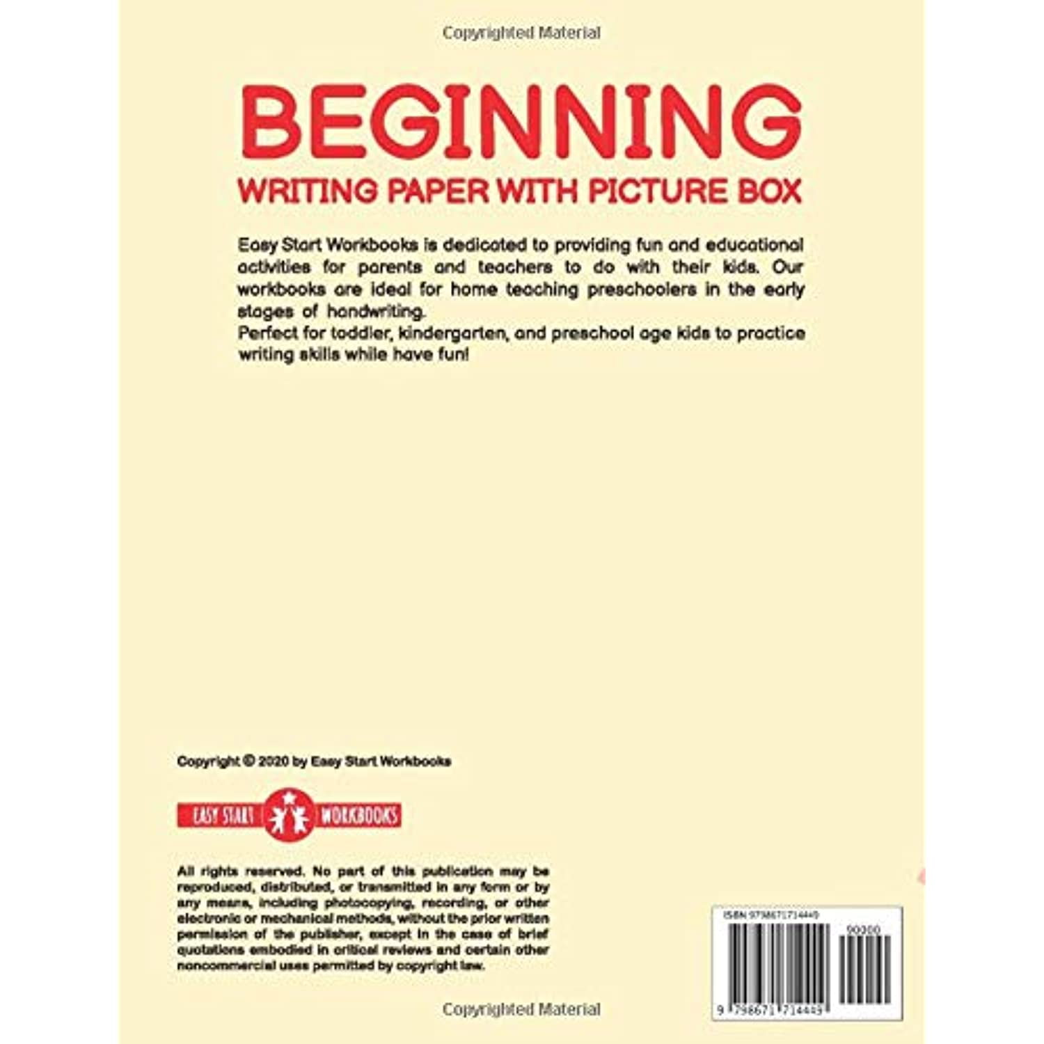 Beginning Writing Paper With Picture Box | Draw And Write Your Own Story  Book: 4 Line Notebook For Kids | Walmart Canada