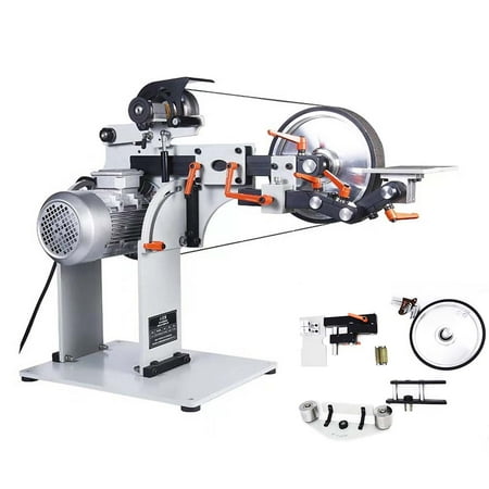 

INTBUYING Belt Sander Knife Grinder Multi-funchion 71-82.7 * 2 Belt Grinder 220V