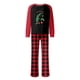 thumbnail image 2 of Conjuntos de pijamas navideños familiares a juego Grinch 2024, pijama de Grinch con parte superior y pantalones de pijama a cuadros, pijama de Grinch para niños y adultos para la familia, Hombres L, 2 of 4