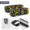 thumbnail image 4 of Honeii Rock Your Socks Pattern Pencil Case, Pencil Pouch, Pencil Case Small, Pencil Pouch Aesthetic, PVC Pencil Pouch, Pencil Bag, Makeup Pouch, 4 of 7