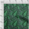 thumbnail image 2 of oneOone Polyester Lycra Green Fabric Leaves Fabric For Sewing Printed Craft Fabric By The Yard 56 Inch Wide, 2 of 5