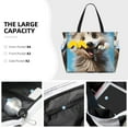 thumbnail image 3 of Fotbe Blue Sky Cute Wolf Bolsa de Viaje para Playa - Resistente al Agua, Bolsa Tote de Gran Capacidad y Ligera con 7 Bolsillos para Mujeres y Hombres, 3 of 7