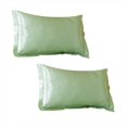 thumbnail image 2 of WRXMIJNHGSA Pillow Case Under $10 Solid Color Faux Silk Pillowcase Silk No Zipper Envelope Pillow Pillow Cover, 2 of 7