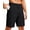 Black, variant on GINGTTO Men's Dress Shorts 9" Stretch Lightweight Golf Shorts for Men with Expandable Waist