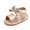 Gold, variant on Cute Baby Girl Summer PU Leather Bow-knot Sandals Shoes Anti-slip Soft Sole Crib Sandals First Walkers (Toddler/Little Baby Girls)
