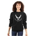 thumbnail image 3 of US Air Force Official USAF Symbol Unisex Plus Fleece Graphic Sweatshirt Brisco Brands 2X, 3 of 5