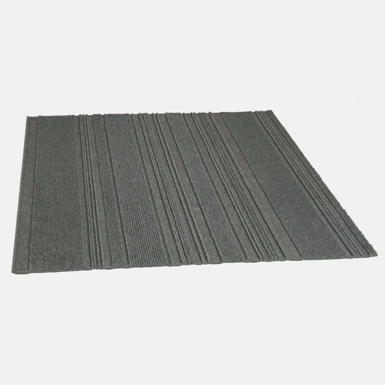 Vanguard 15-Pack 24-in Sky Grey Pattern Peel-and-Stick Carpet Tile Vanguard 15-Pack 24-in Sky Grey Pattern Peel-and-Stick Carpet Tile