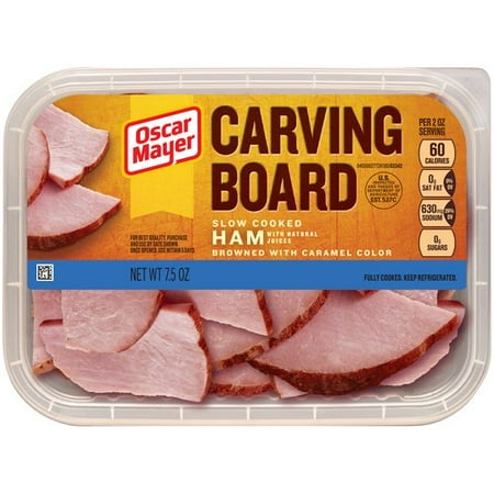 Oscar Mayer Carving Board Slow Cooked Ham, 7.5 oz - Walmart.com