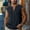 Black, variant on WIZUTIZ Mens Lightweight Cotton Linen Tank Tops Frayed Cut Off Sleeveless Casual Henley Shirt Beach Hippie Vintage Tunic Vest