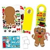 Liliz Holiday Door Hanger Sticker Set, Christmas Adult Children Decor Kit