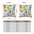 thumbnail image 2 of Yiaed Animals Print Pillow Covers Super Soft Decorative Square Throw Pillow Covers Case Cushion Covers for Sofa Couch Bedroom Car Decor（No pillow core）-26"x26", 2 of 7