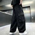 thumbnail image 4 of PADFRYBK Cargo Sweatpants For Boys Sports Sweatpants Work Pants Elastic Waist Joggers With Large Pockets 5-15 Years, 4 of 6