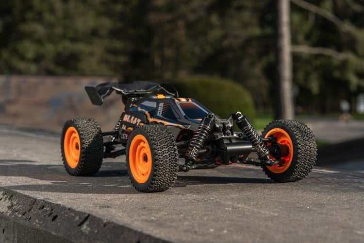 LiteHawk RC Blast XS Remote-Controlled Car, 2.4 Ghz Digital Controller, 4WD Toy RC Car for Adults Teens Ages 14+