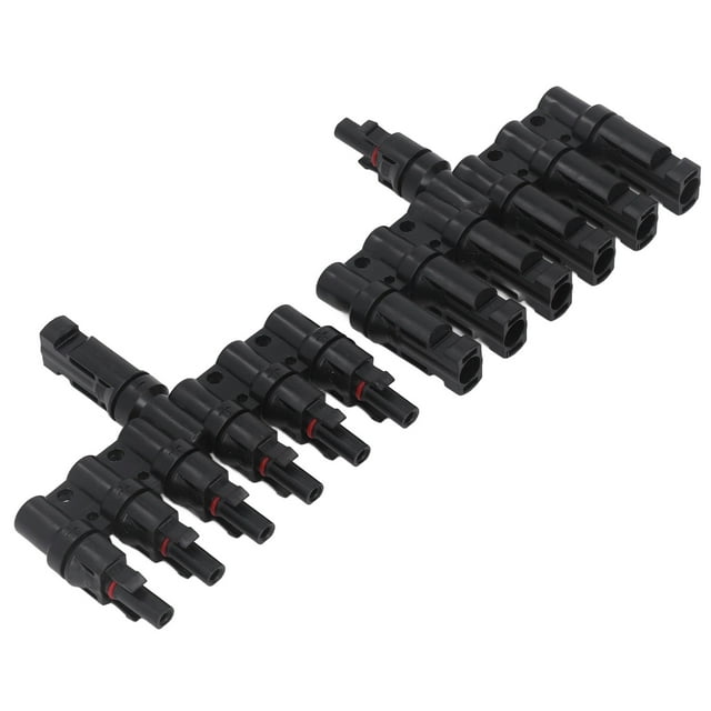 Adaptador paralelo PV de rama en T NikouMX 2 piezas 1 a T Conectores de panel solar de rama
