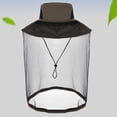 thumbnail image 2 of Filet de Visage pour Protéger la Tête Chapeau de Pêche Camping - Gris, 2 of 8