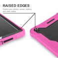 thumbnail image 5 of KIQ Guardian iPad 9th Generation Case, for iPad 8th/7th Generation 10.2 Inch iPad Case 2021/2020/2019, Shockproof Hard With Kickstand for Kids Men & Women, iPad 9 8 7 Gen - Black Hot Pink, 5 of 10