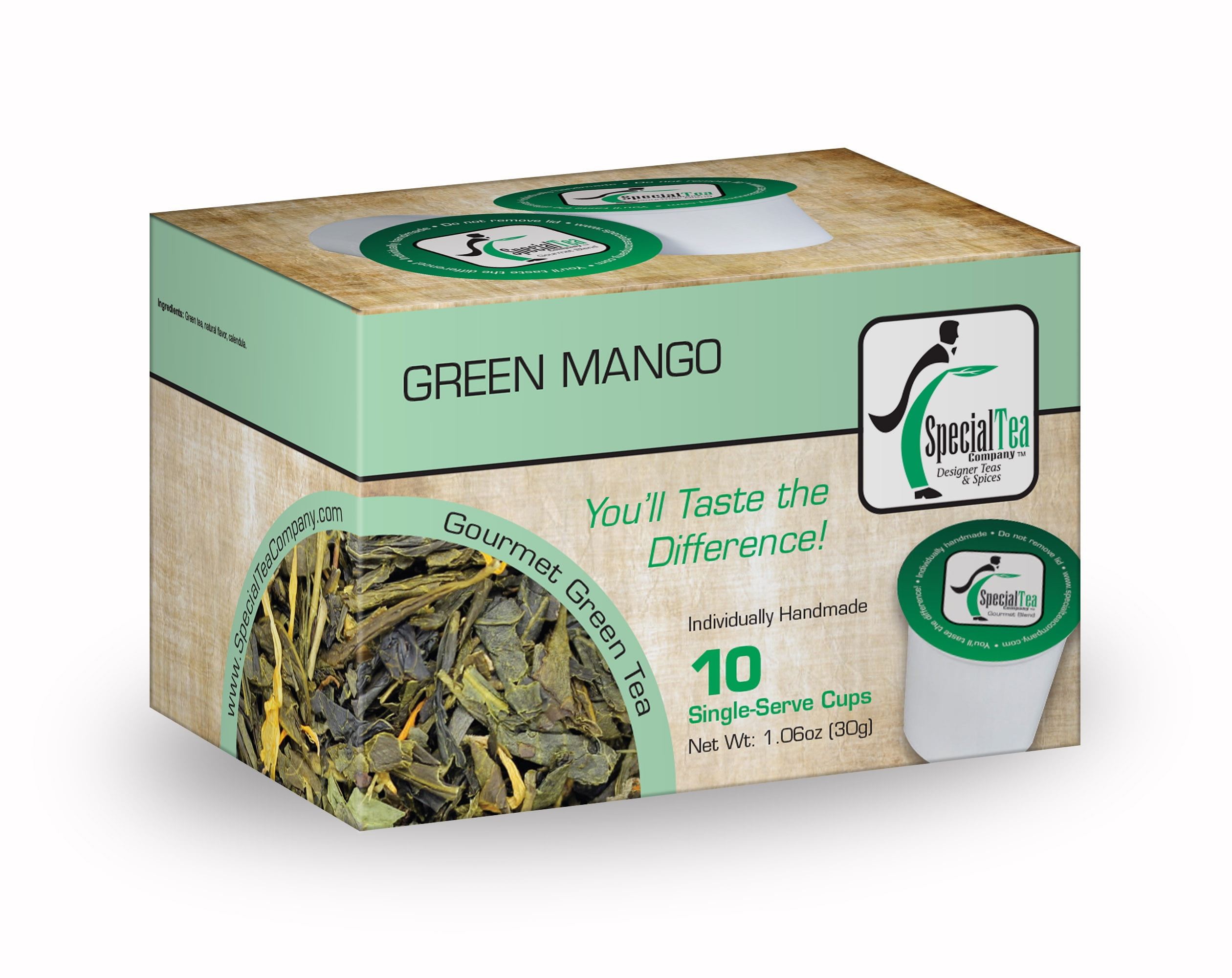 Special Tea Green Mango Green Tea Single Serve
