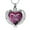 Silver-Purple-Wings, variant on Cremation Jewelry for Ashes Pendant - Crystal Heart Urn Necklace with Mini Keepsake Urn Memorial Ash Jewelry