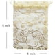 thumbnail image 2 of Bolsas de regalo Pimuza, 100 unidades, 10 x 15 cm, organza dorada, 2 of 6