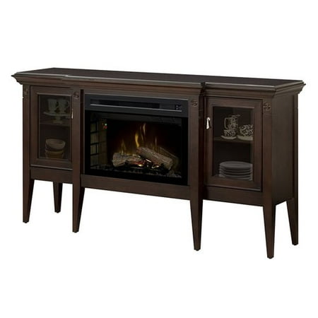 Oak Electric Fireplace Cabinet Mantel - Dimplex Upton Mantel Electric Fireplace Cabinet With Acrylic Ember Bed, Espresso