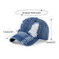 thumbnail image 3 of Willtoo Vintage Washed Baseball Cap Adjustable Trucker Hat Classic Cotton Golf Dad Hat Outdoor Sports Cap for Men Women, 3 of 3