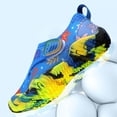 thumbnail image 5 of WEIGFI Toddler Baby Girls Boys Water Shoes Wide Toe Quick-Dry Beach Shoes Funny Graphic Lightweight Outdoor Sports Hiking Swim Pool Sneakers Daily Cute Footwear,Blue,11-11.5 Years, 5 of 9