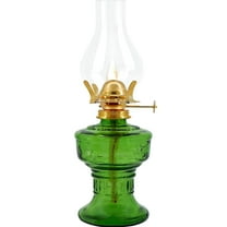 HIBIBUD Large Oil Lamp Lantern Vintage Glass Kerosene Lamp 12.5'' Chamber Oil Lamps for Indoor Use Home Decor Lighting Oil Lantern