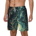thumbnail image 2 of Uemuo Enchanted Forest Skull Path Pattern Mens Swim Trunks Quick Dry Board Shorts with Mesh Lining, Stretch Beach Shorts Quick Dry No-Chafing Board Shorts-Small, 2 of 9