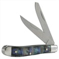 thumbnail image 1 of Small Trapper with Purple and Abalone Handle, 1 of 1