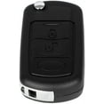 thumbnail image 4 of CCIYU 1 X Flip Key Fob Uncut Blade (SHELL CASE) 3 Buttons Replacement for 2005-2011 for Land Range Rover Range Rover Sport /LR3/Range Rover with FCC: NT8-15K6014CFF -TXA YWX000071NT8-15K6014CFFâ€‹TXA, 4 of 6