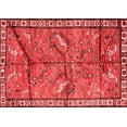 thumbnail image 1 of Ahgly Company Indoor Rectangle Animal Red Traditional Area Rugs, 3' x 5', 1 of 4