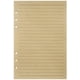 thumbnail image 1 of Papel de repuesto A5, papel artesanal rayado para cuadernos de cuero grandes, insertos para diarios de viaje, 160 páginas, 1 of 6