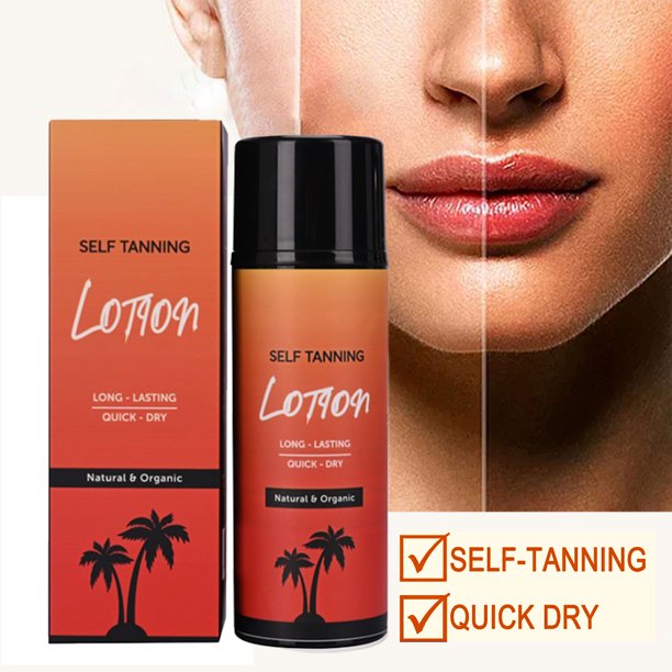 Body Tanning Lotion Waterproof and SunDrying for Outdoor Sun Helps Tan Faster