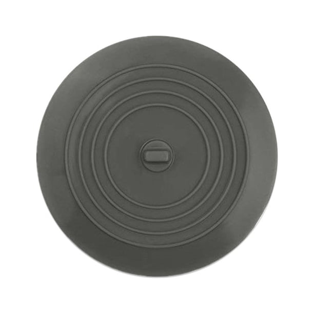 Advancent Tapón de fregadero, funda de drenaje de silicona, cubiertas de bañera para el hogar, cubierta de drenaje de suelo práctica, tapones Suministros de limpieza para el hogar Gris